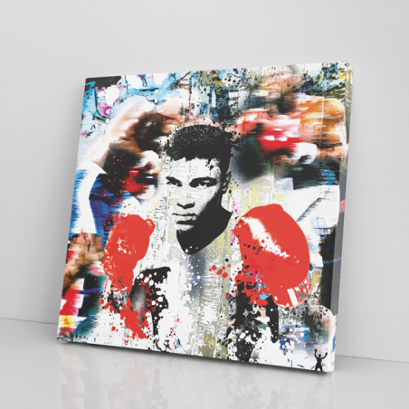 Tableau Boxe Mohamed Ali - Tableau PopArt