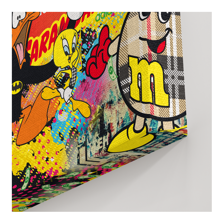 Tableau Cartoons marques Supreme - Tableau PopArt