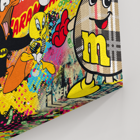 Tableau Cartoons marques Supreme - Tableau PopArt