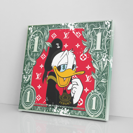 Tableau Donald Dollar Luxe - Tableau PopArt