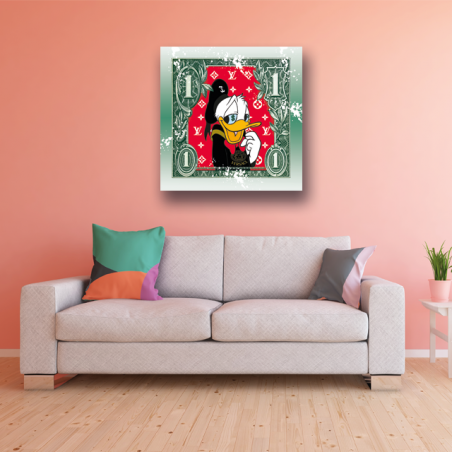 Tableau Donald Dollar Luxe - Tableau PopArt