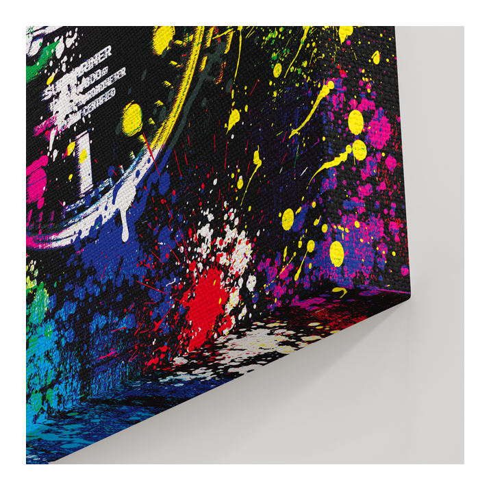 Tableau Rolex Pop Art noir - Tableau PopArt