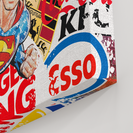 Tableau superman marques - Tableau PopArt