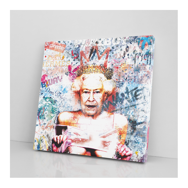 Tableau Queen Elisabeth Supreme - Tableau PopArt