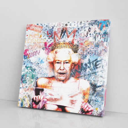 Tableau Queen Elisabeth Supreme - Tableau PopArt