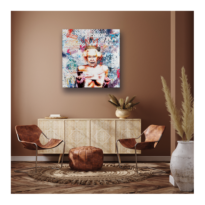 Tableau Queen Elisabeth Supreme - Tableau PopArt