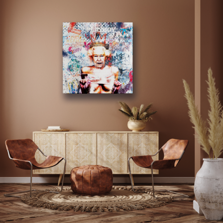 Tableau Queen Elisabeth Supreme - Tableau PopArt
