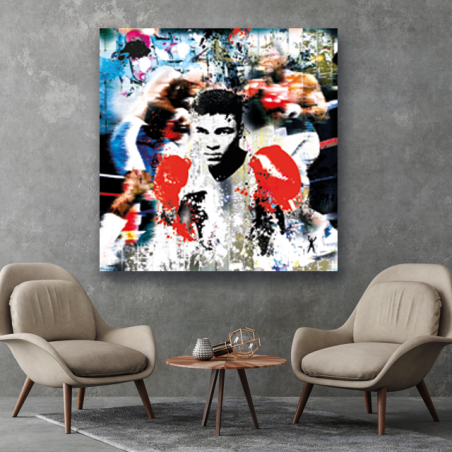 Tableau Boxe Mohamed Ali - Tableau PopArt