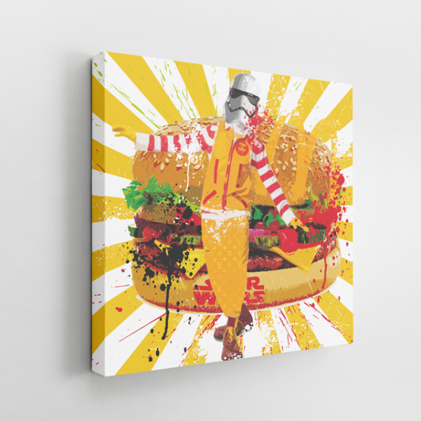 Tableau Burger Starwars - Tableau PopArt