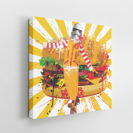 Tableau Burger Starwars - Tableau PopArt