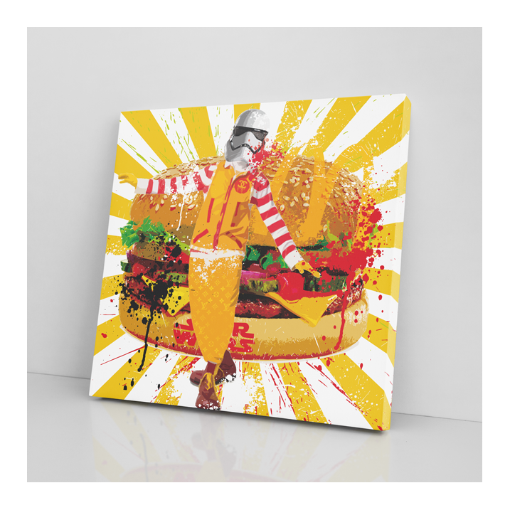 Tableau Burger Starwars - Tableau PopArt