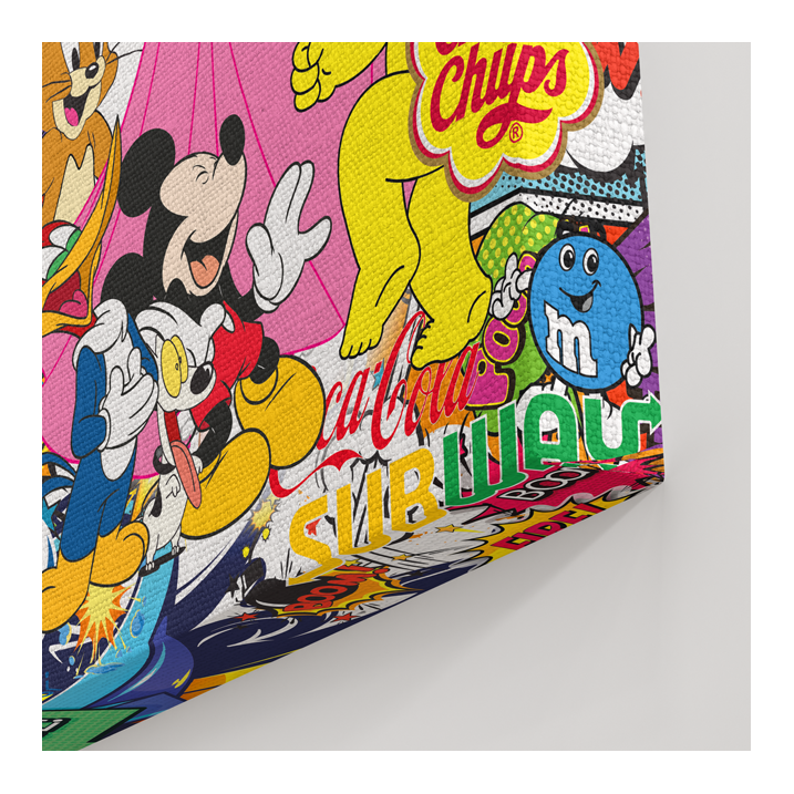Tableau Cartoon Disney Luxe - Tableau PopArt