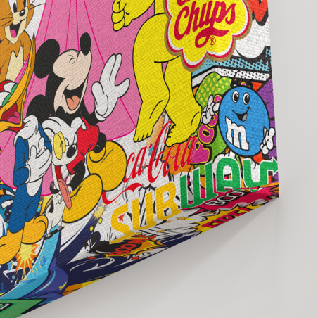 Tableau Cartoon Disney Luxe - Tableau PopArt