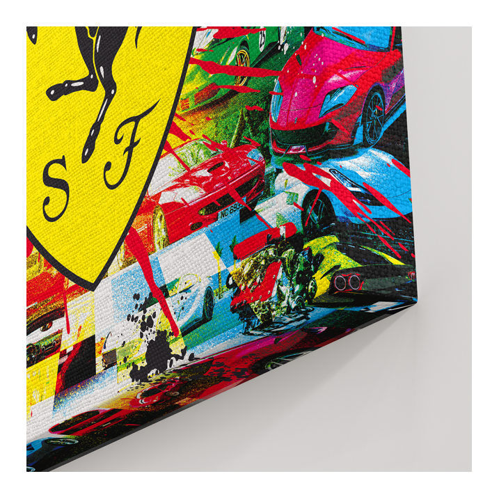 Tableau Sport Ferrari - Tableau PopArt Tableau Sport Ferrari - Tableau PopArt