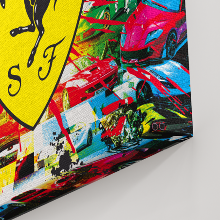 Tableau Sport Ferrari - Tableau PopArt Tableau Sport Ferrari - Tableau PopArt