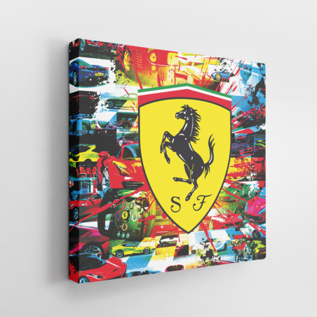 Tableau Sport Ferrari - Tableau PopArt Tableau Sport Ferrari - Tableau PopArt