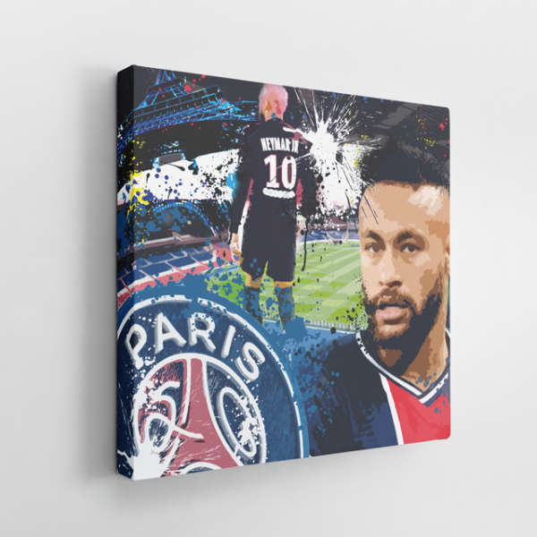 🤩Tableau PSG - Décoration football au couleur de PARIS – stickers foot