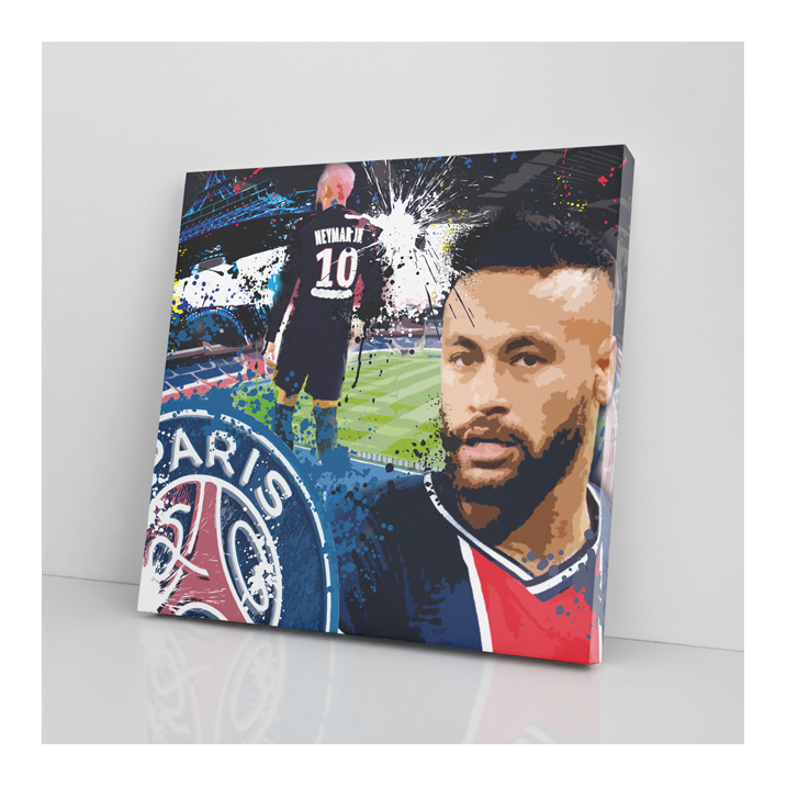 Tableau PSG Neymar - Tableau PopArt