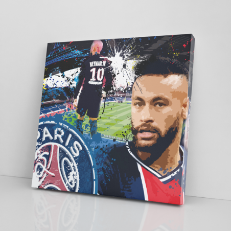Tableau PSG Neymar - Tableau PopArt