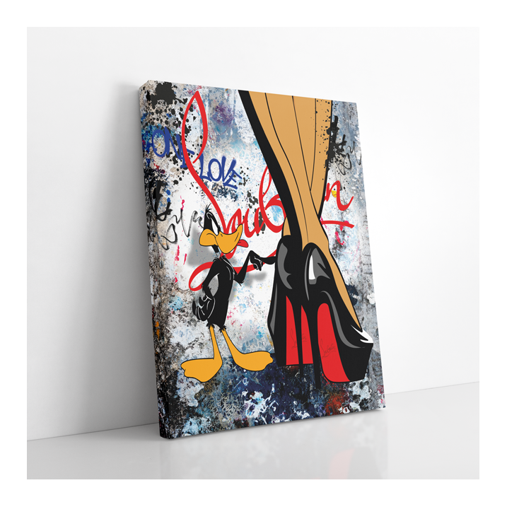 Tableau Chaussures Louboutin Cartoon - Tableau PopArt Tableau Chaussures Louboutin Cartoon - Tableau PopArt