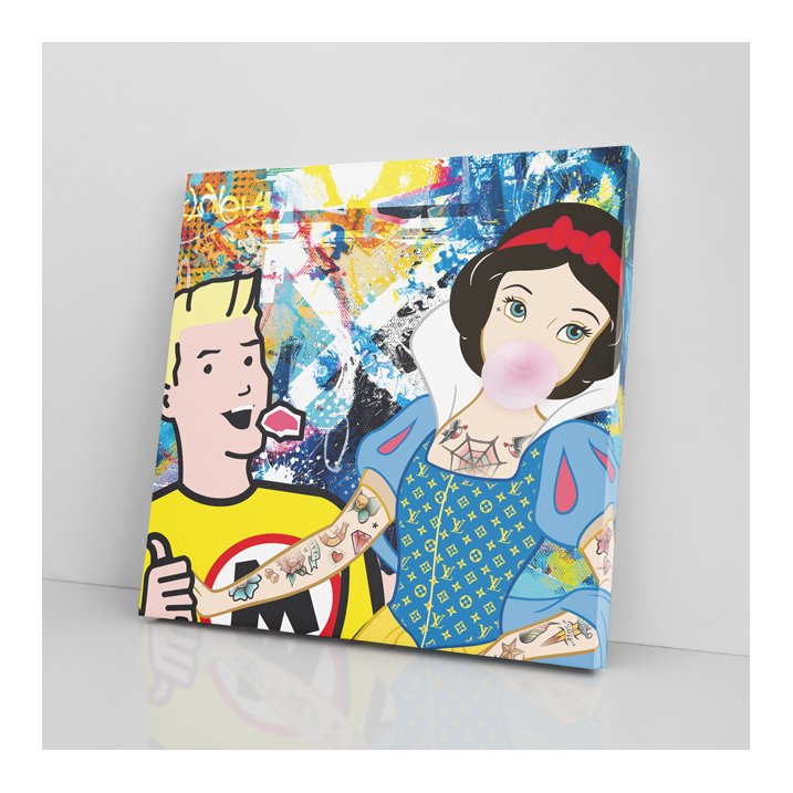 Tableau Blanche-Neige Malabar - Tableau PopArt Tableau Blanche-Neige Malabar - Tableau PopArt