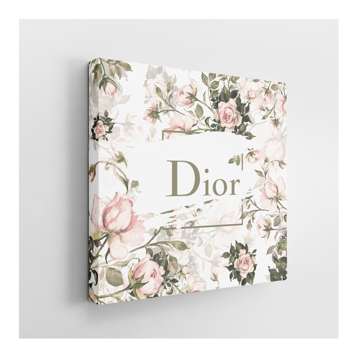 Tableau Pop Art Dior Fleurs