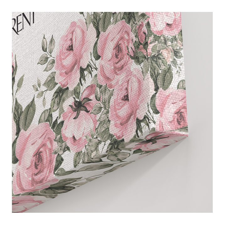 Tableau roses Yves Saint-Laurent - Tableau PopArt