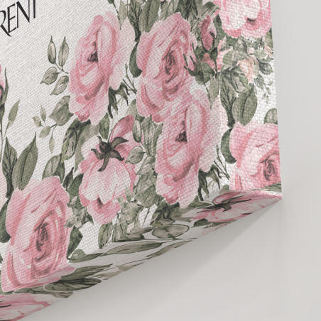 Tableau roses Yves Saint-Laurent - Tableau PopArt