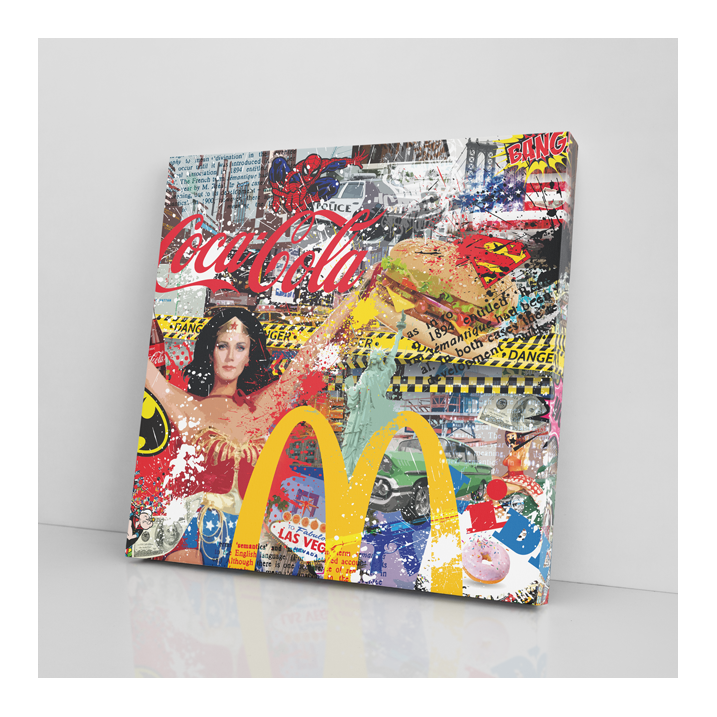 Tableau Wonder Woman luxe - Tableau PopArt Tableau Wonder Woman luxe - Tableau PopArt