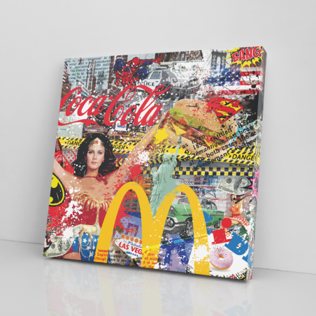 Tableau Wonder Woman luxe - Tableau PopArt Tableau Wonder Woman luxe - Tableau PopArt