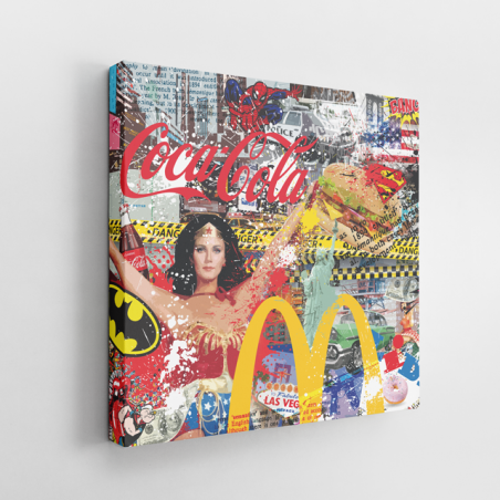 Tableau Wonder Woman luxe - Tableau PopArt Tableau Wonder Woman luxe - Tableau PopArt