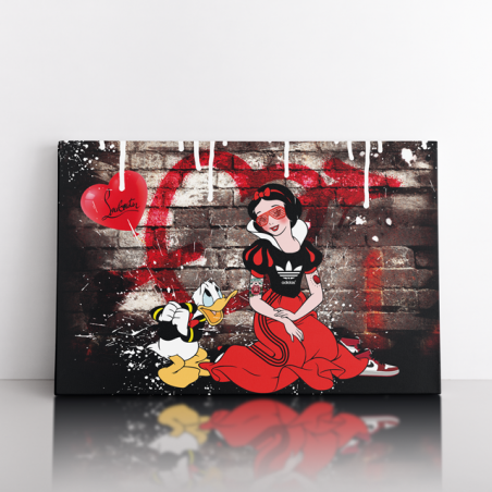 Tableau Blanche Neige Donald Louboutin - Tableau PopArt