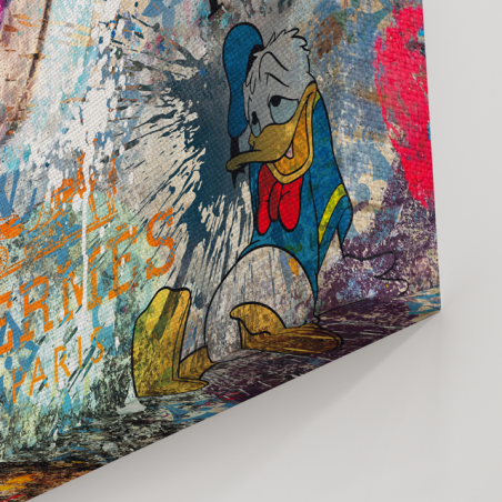 Tableau Fille perruque blonde luxe