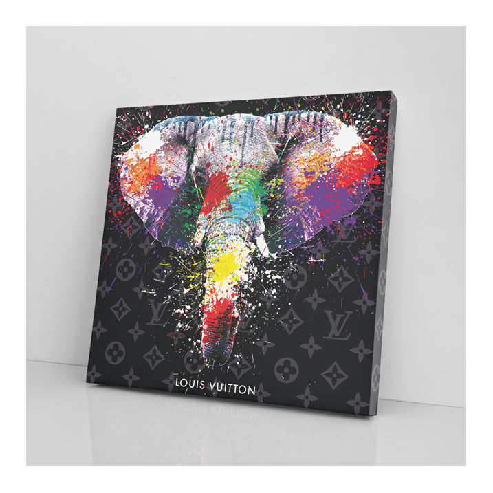 Tableau Louis Vuitton éléphant - Tableau PopArt