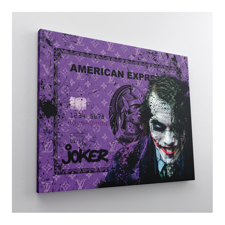 Tableau Pop Art Amex Joker