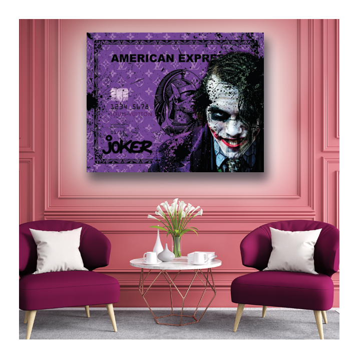 Offrez Tableau Amex Joker Pop Art Offrez Tableau Amex Joker Pop Art