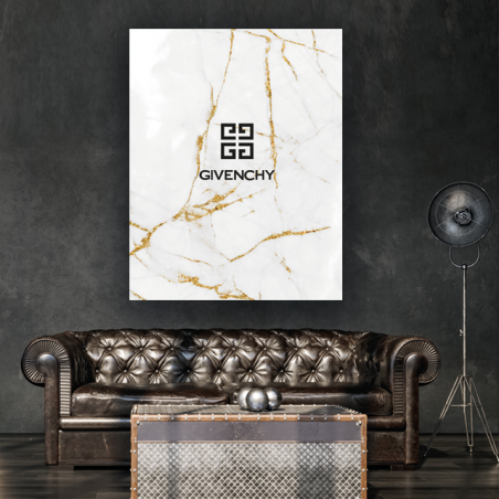 Tableau Pop Art Givenchy marbre