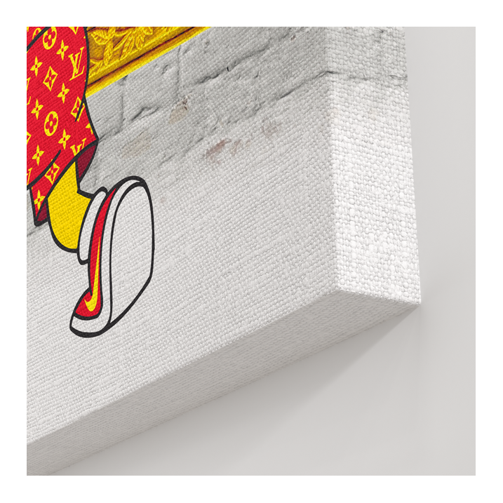 Tableau Pop Art Simpson La Joconde