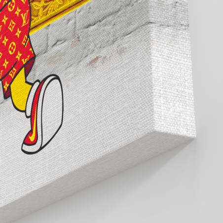 Tableau Pop Art Simpson La Joconde