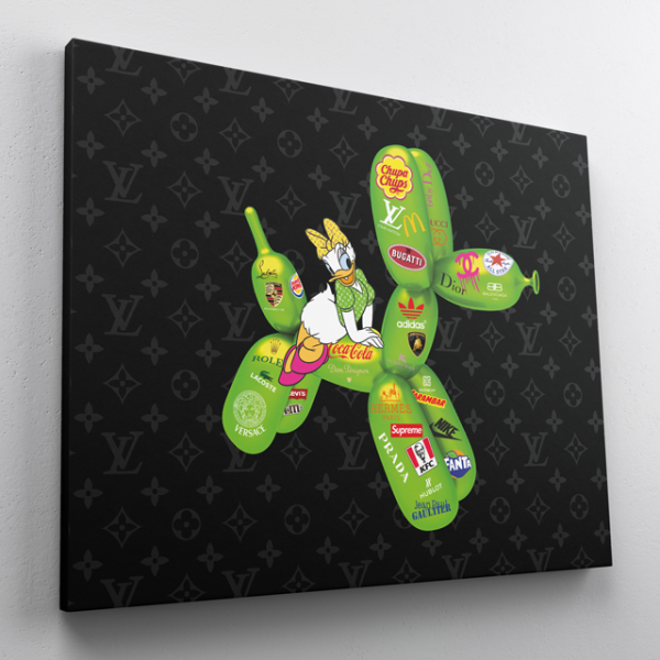 Tableau Daisy Luxe vert - Tableau PopArt