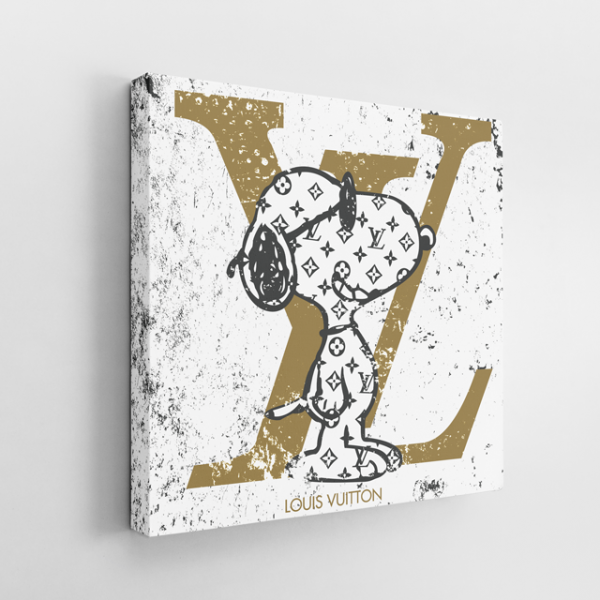 Tableau Louis Vuitton pop art gris | Tableau-toile™