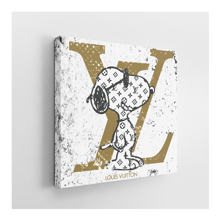 Tableau Pop Art Vuitton Snoopy
