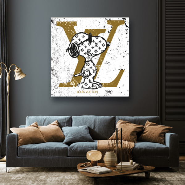 Tableau Pop Art Vuitton Snoopy 2