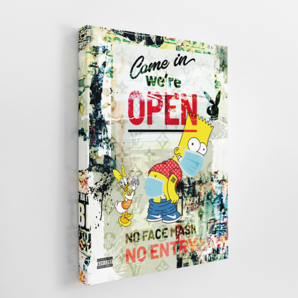 Tableau Simpson Masque