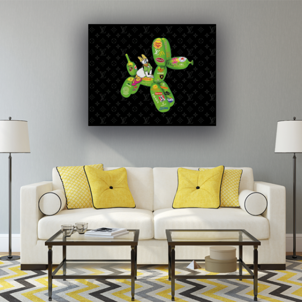 Tableau Daisy Luxe vert - Tableau PopArt 2