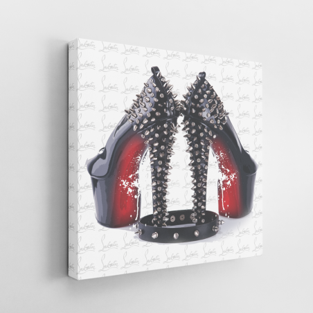 Tableau Pop Art Louboutin Talons hauts clous