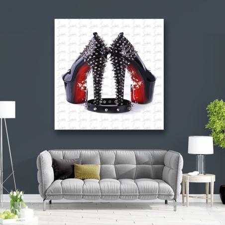 Tableau Pop Art Louboutin Talons hauts clous
