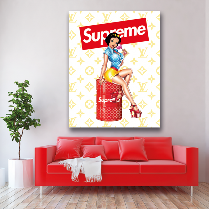 Tableau Pop Art Blanche-Neige Supreme