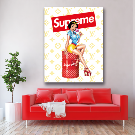 Tableau Pop Art Blanche-Neige Supreme