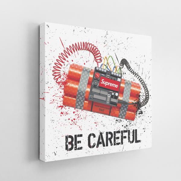 Tableau Pop Art Bombe Supreme